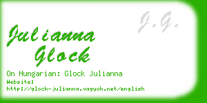 julianna glock business card